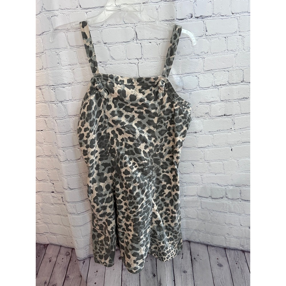 ABERCROMBIE Leopard Print Dress Sleeveless‎ Mini Dress Casual Sundress  Cute